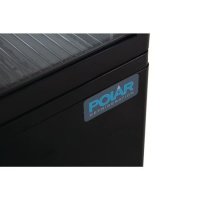 Polar Serie C Kühlvitrine schwarz Tischmodell 68L