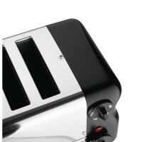 Rowlett Esprit 6 Slot Toaster Jet Black mit Sandwichkäfig