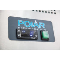 Polar Serie U Kühltisch mit Aufkantung 3-türig 417L