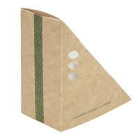 Vegware Kompostierbare Pappboxen für Sandwichecken