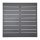 Bolero dunkelgraue quadratische Aluminium Tischplatte 700mm