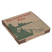 Kompostierbare Pizzakartons mit Gondola Design 30cm