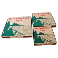 Kompostierbare Pizzakartons mit Gondola Design 30cm