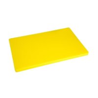 Hygiplas LDPE extra dickes Schneidebrett gelb 60x45x2cm