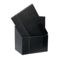 Securit Moderne Menümappen und Aufbewahrungsbox A4 schwarz (20 Stück)