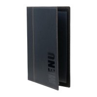 Securit Moderne Menümappen und Aufbewahrungsbox A4 schwarz (20 Stück)