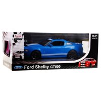 Ford Shelby Mustang GT500 blau RASTAR Modell 1:14 Ferngesteuertes Auto + Fernbedienung