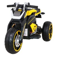 Batteriebetriebener Motor Future für Kinder Gelb + Audiopanel + Free Start + EVA-Räder