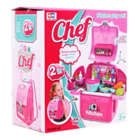 Pink Kitchen 2in1 Rucksack für Kinder ab 3 Jahren,...