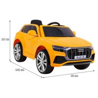 Audi Q8 Batterielift für Kinder Gelb + Fernbedienung...