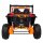 UTV-MX batteriebetriebener Buggy für Kinder Orange + 4x4-Antrieb + Fernbedienung + Audio-LED + Staufach + EVA + Free Start