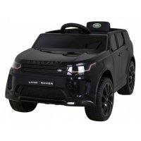 Land Rover Discovery Sport für Kinder Schwarz + Fernbedienung + Langsamstart + Wiegenfunktion + MP3-LED