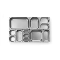 Gastronorm Behälter 1/6, HENDI, Kitchen Line, GN 1/6, 3,4L, (H)200mm