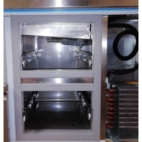 Kühltisch Ready KT4002 mit Arbeitsplatte, Aufkantung...