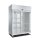 Kühlschrankk Marecos mit 2 Glastüren,Edelstahl