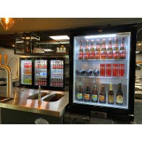 Bar-Kühlschrank mit Glastür - 128 Liter