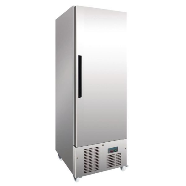 Polar Edelstahl-Kühlschrank 440 Liter