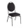 Bolero Bankettstühle mit ovaler Lehne schwarz, 4 Stück