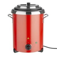 Elektrischer Suppenkessel 5,7 Liter, rot