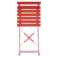 Terrassenstühle 2 Stück in rot von Bolero