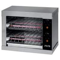 Edelstahl Toaster BUSSO T2, Maße: B 440 x T 260 x H 380