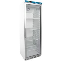 Lagerkühlschrank mit Glastür, weiß , 361...