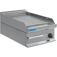 Elektro-Griddleplatte Tischmodell E7/KTE1BBL, Maße: B 400, Bratplatte: 395 x T 700, Bratplatte: 530 x H 270