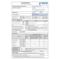 SARO Minibar mit Glastür, Modell MB 40 G