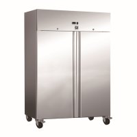 Umluftkühlung-Kühlschrank 1200 Liter, Edelstahl