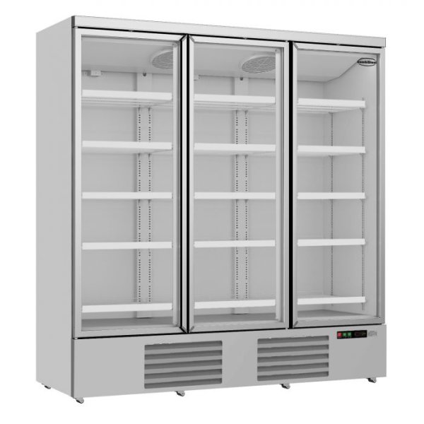 Kühlschrank JDE-1530R, 1530 Liter 3 Glastüren