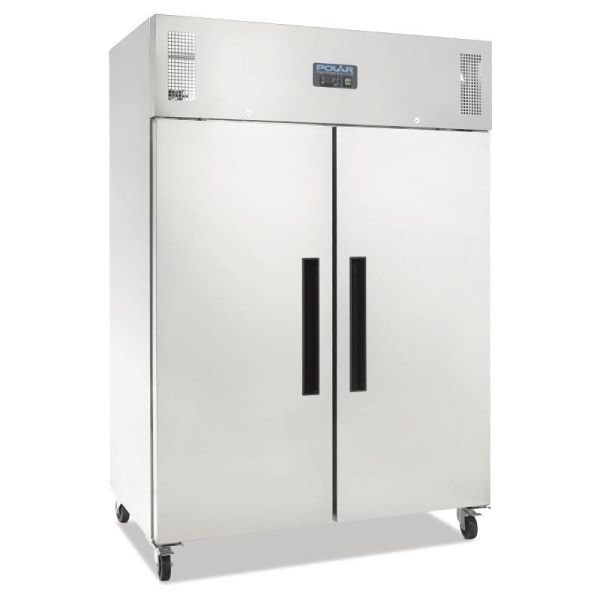 Edelstahl-Kühlschrank zweitürig, 1200 Liter von Polar