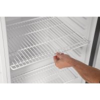 Edelstahl-Kühlschrank 600 Liter weiß von Polar