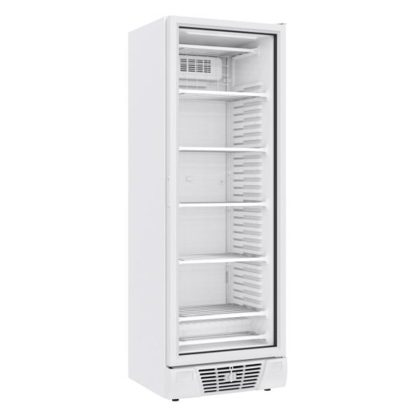 Combisteel Tiefkühlschrank mit 1 Glastür, weiß