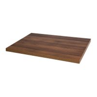 Bolero vorgebohrte rechteckige Tischplatte Rustic Oak...