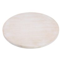 Bolero runde Tischplatte Vintage-Weiß vorgebohrt 60cm