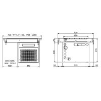Combisteel Einbau Kühlplatte 3/1,1115 x 720 x 476 mm